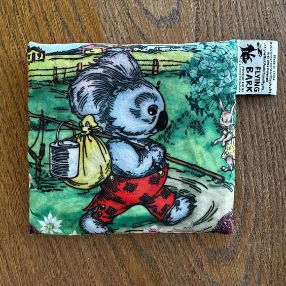 NWOT Blinky Bill Reusable Foldable Shopping Bag Iconic Australian Koala Rare - Picture 2 of 2